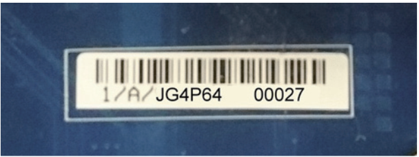 Example serial number